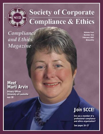 MA - Society of Corporate Compliance and Ethics