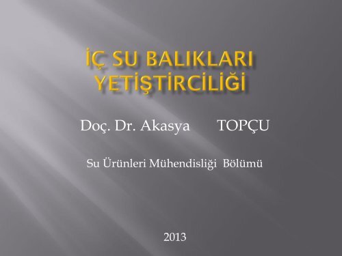 Su Ã¼rÃ¼nleri yetiÅtiriciliÄi