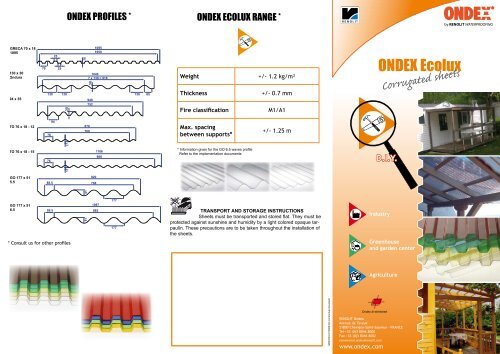 ONDEX Ecolux - renolit