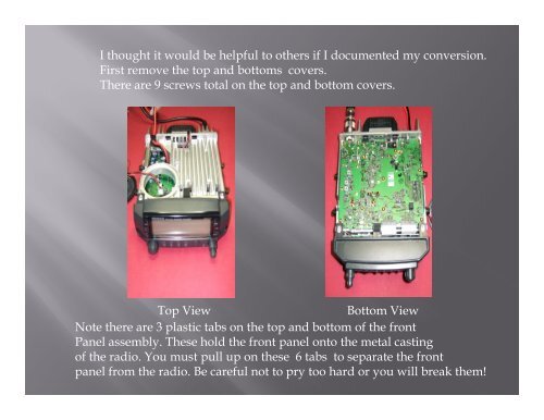 Kenwood TM-G707A Add CTCSS decode to 6 pin mini-din Data ...