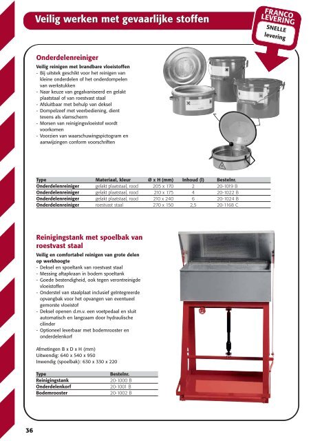 Gevaarlijke stoffen veilig opslaan V&M-SPECIAL - MF Safe & Clean