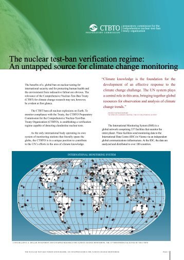 Climate change - Comprehensive Nuclear-Test-Ban Treaty ...