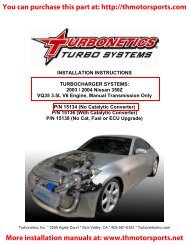 Turbonetics 350Z Turbo Kit Installation Manual 15134-t.pdf