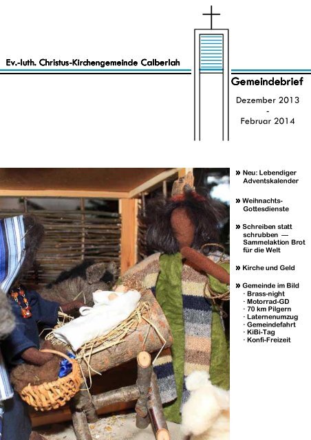 Gemeindebrief Dez 2013 â€“ Feb 2014 - Christus-Kirchengemeinde ...