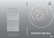 Revue Belge de SÃ©curitÃ© Sociale - FOD Sociale Zekerheid