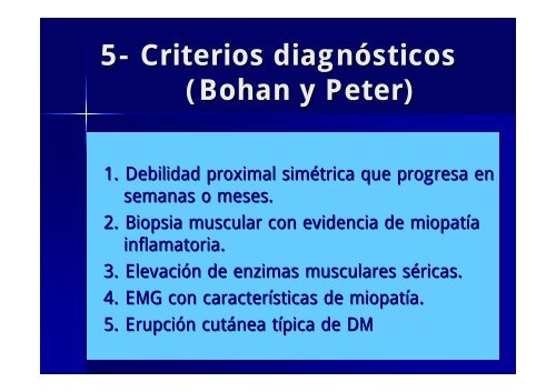 APROXIMACIÃN TERAPÃUTICA A LA DERMATOMIOSITIS