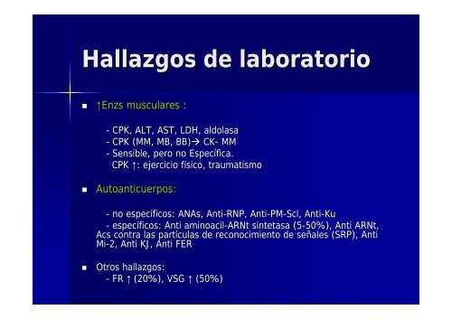 APROXIMACIÃN TERAPÃUTICA A LA DERMATOMIOSITIS