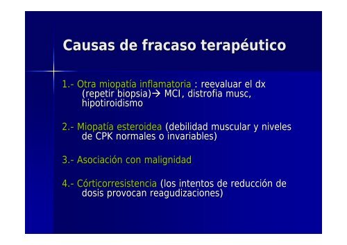 APROXIMACIÃN TERAPÃUTICA A LA DERMATOMIOSITIS