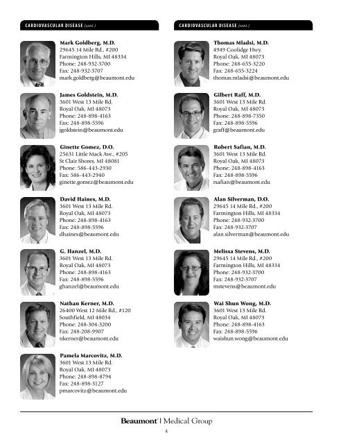 Physician Directory - Beaumont physicians