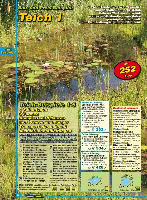 Teich 1 Naturagart