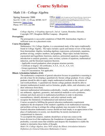 Is math 116 hard image