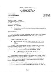 WRITTEN TESTIMONY - The Sentencing Resource Counsel Project