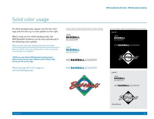 IMG Academies Brand Guidelines - IMG Academy