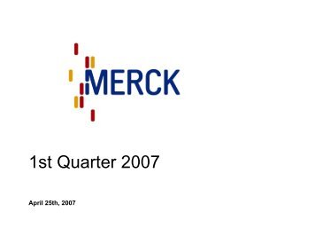 Pharmaceuticals - Merck KGaA