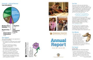 Annual Report - Saginaw Chippewa Indian Tribe of Michigan