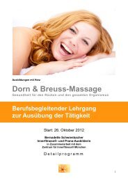 Dorn & Breuss-Massage - Bernadette Schwienbacher