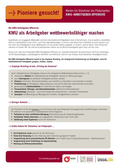 KMU-ARBEItgEBER-OffENsIVE - Deutsche Employer Branding ...