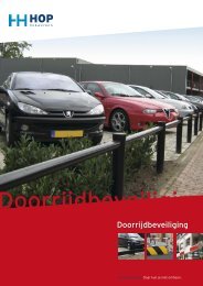 Doorrijdbeveiliging - Hop Hekwerken