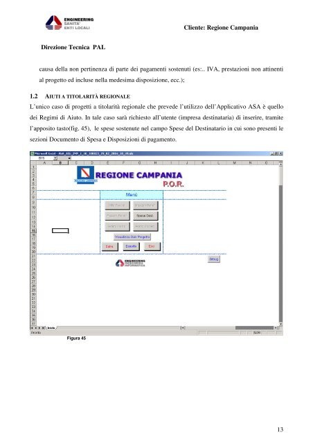 POR Campania 2000-2006 Progetto per la realizzazione di una ...