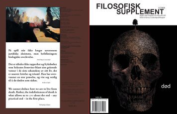 filosofisk supplement - Universitetet i Oslo