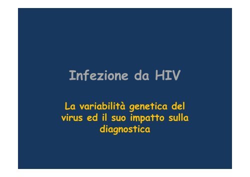 HIV-1 - Regione Campania