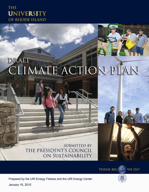 Climate Action Plan - University of Rhode Island