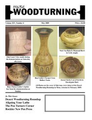 Desert Woodturning Roundup Aligning Your Lathe The Pen Turners ...