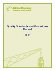 Quality Standards and Procedures Manual 2013 - Maine.gov