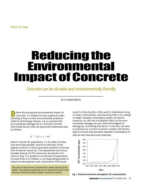 Reducing the Environmental Impact of Concrete - EcoSmart Concrete