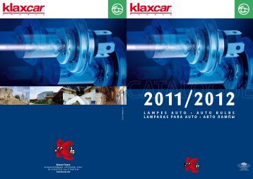 Catalogue Lampe - Klaxcar