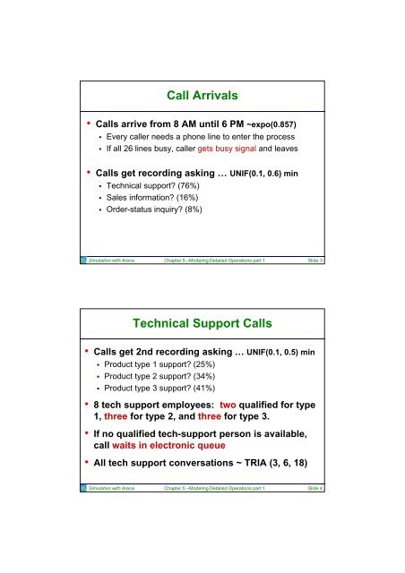 Chapter 5: Modeling Detailed Operations