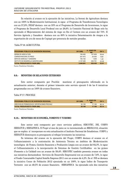 informe seguimiento trimestral de la ejecucion del programa pÃºblico ...