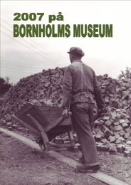 Beretning 2007 - Bornholms Museum