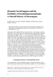 Dynamic Social Impact and the Evolution of Social Representations ...