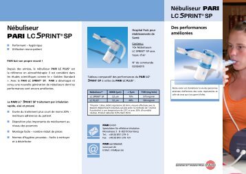 NÃ©buliseur PARI LCSPRINTÂ® SP - Huisman Mediap