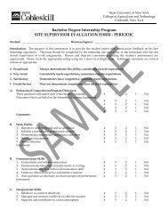 Sample Periodic Site Supervisor Evaluation