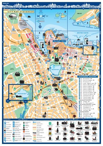 City Map of Stavanger - English Edition - Stavanger Guide Maps
