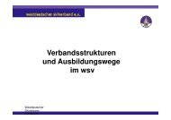 Referat Verbandsstrukturen - Westdeutscher Skiverband e.V.