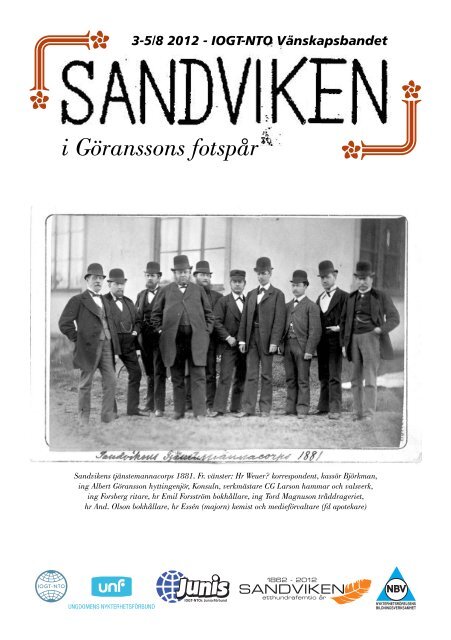 Programblad - Sandviken i Göranssons fotspår