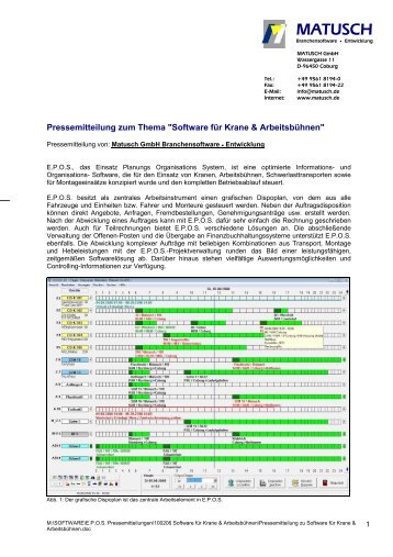 Download PDF, 460 KB - Matusch GmbH