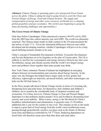 Download The Green Swans of Climate Change - Andrew Leung ...