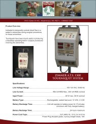 Zimmer ATS 1500 - World Medical Equipment