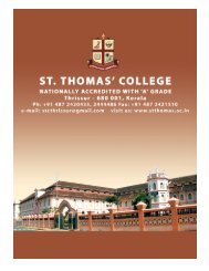 College Prospectus - St. Thomas