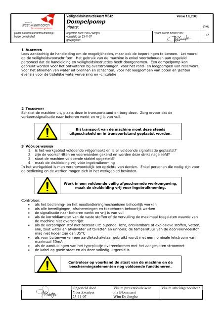 Dompelpomp (PDF) - BeSWIC