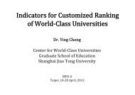 Dr. Ying Cheng - International Observatory on Academic Ranking ...