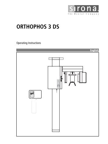 ORTHOPHOS 3 DS - Sirona - Technical Documentation