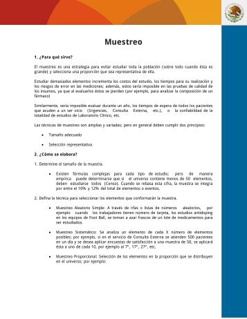 Muestreo
