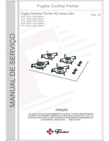 Manual do produto - Fischer