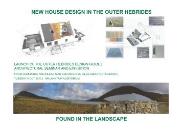 new house design in the outer hebrides found in the landscape