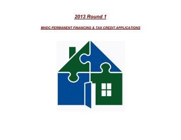 2013 Round 1 - Missouri Housing Development Commission